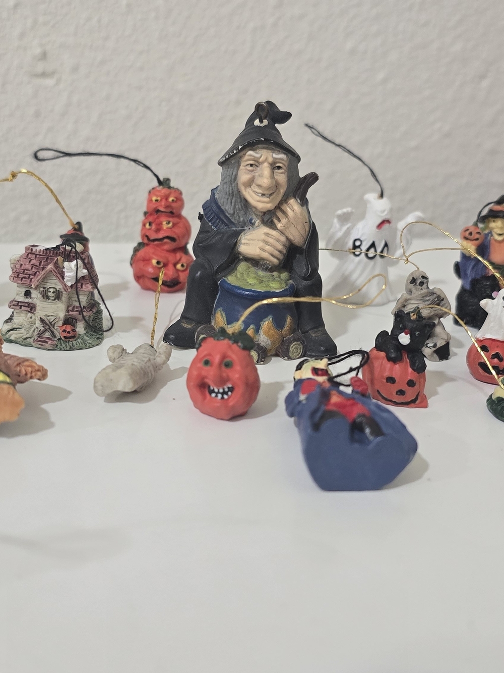 Vintage Halloween Ornament Lot